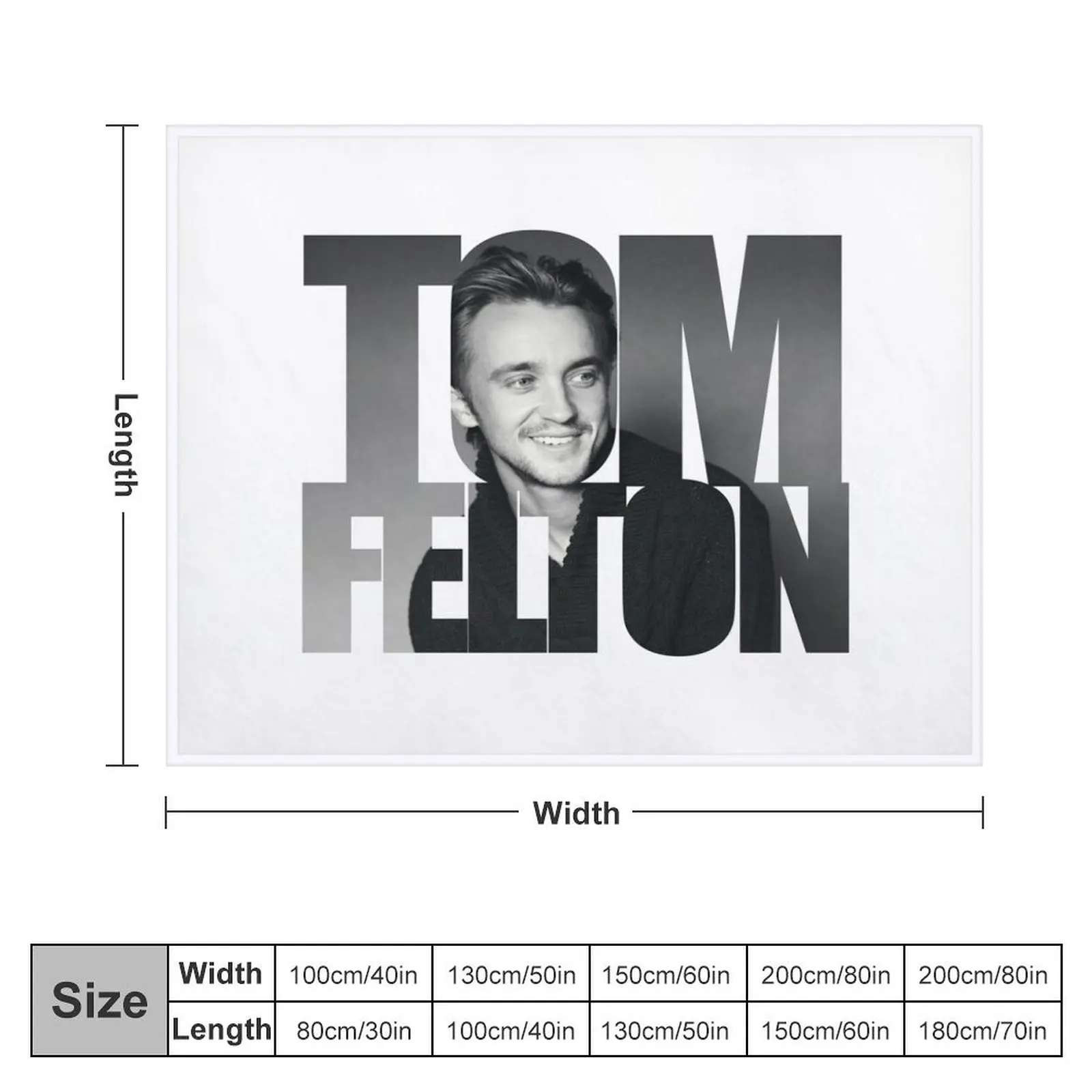 Tom Felton Throw Blanket Single Soft Plaid Blankets