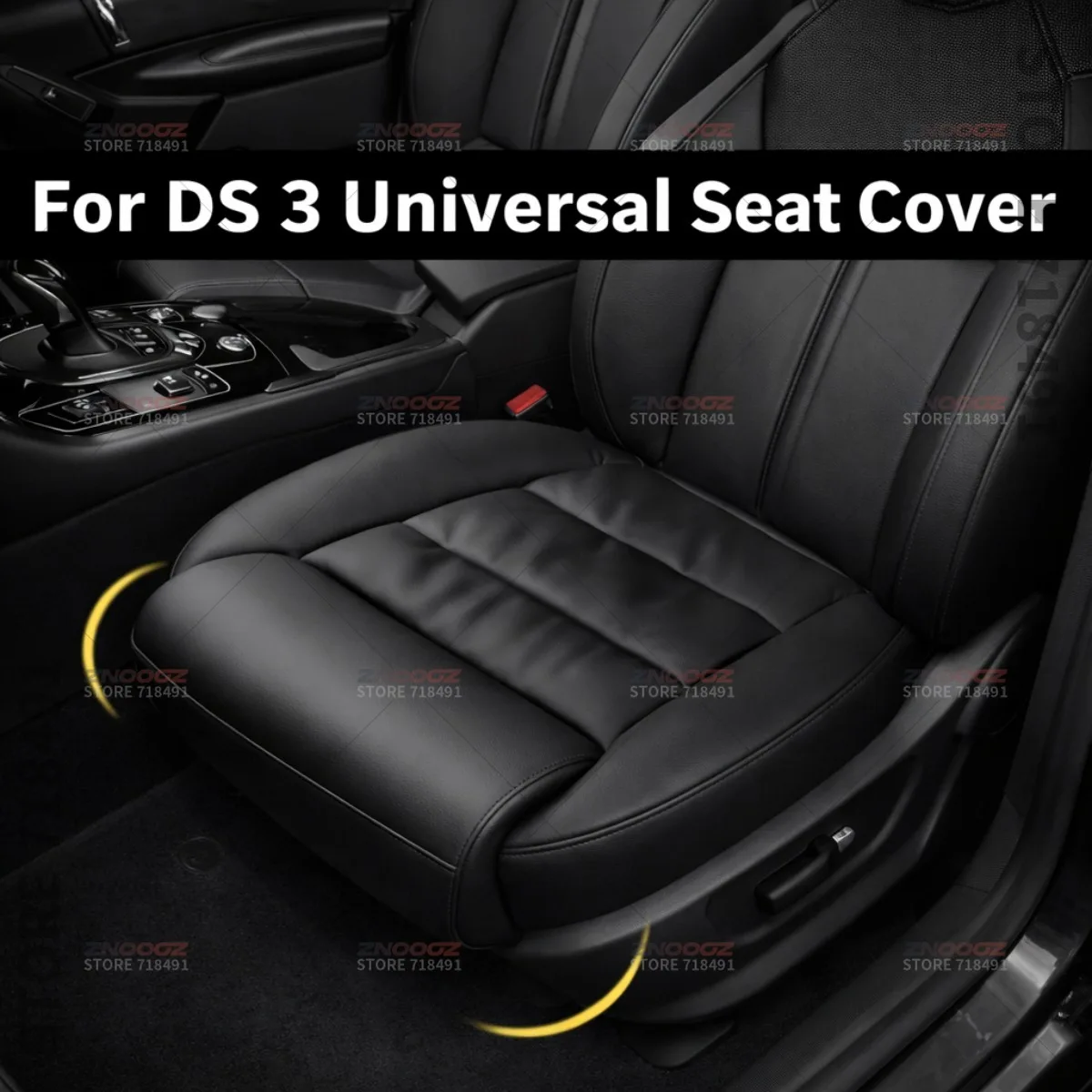 

Car Seat Leg Support Extension Seat Cover Memory Foam Extender Cushion Interior Accessories For DS 3