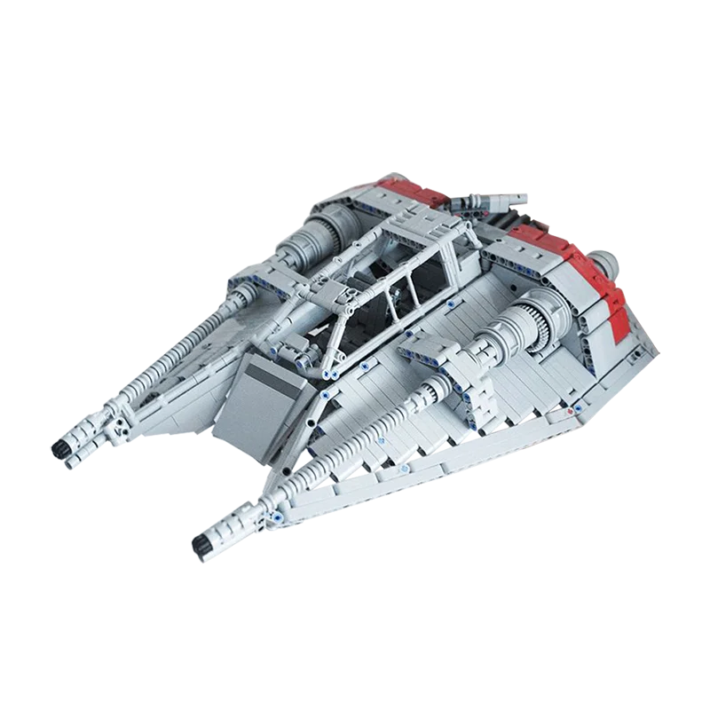 Конструктор MOC Space War Rebel Snowspeeder, модель боевого космического корабля, сборные блоки, игрушки, креативные подарочные украшения для детей