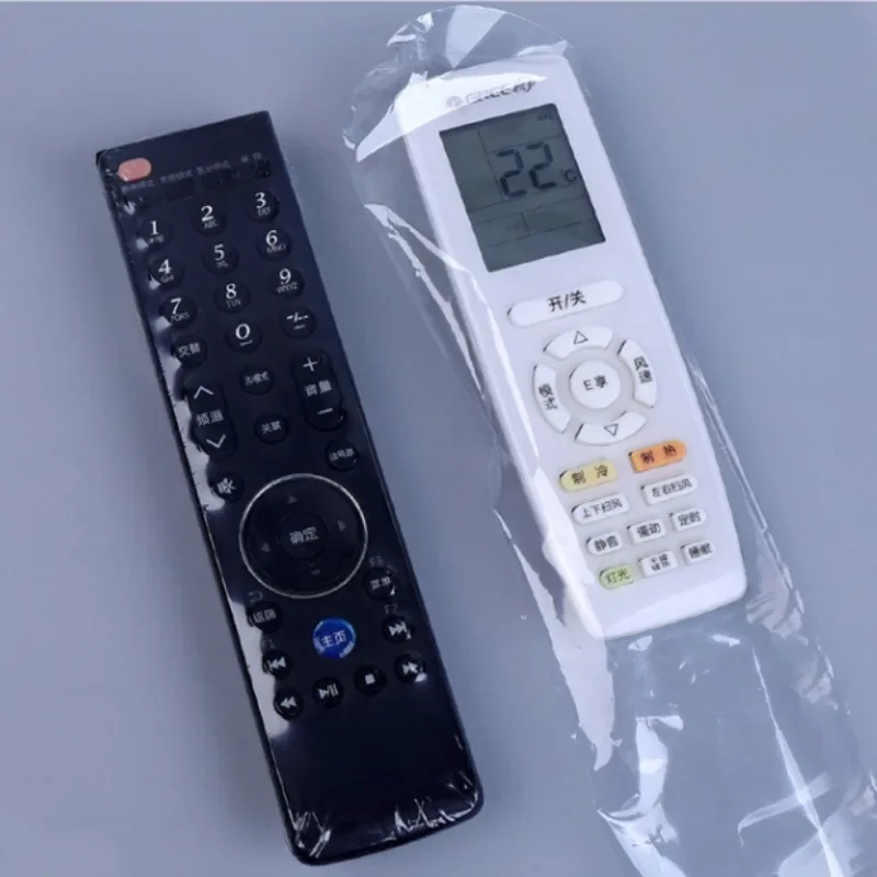 

10 шт./компл. термоусадочная пленка для телевизора, кондиционера, пульта дистанционного управления, защитная крышка, чехол для пульта дистанционного управления, универсальная защитная сумка