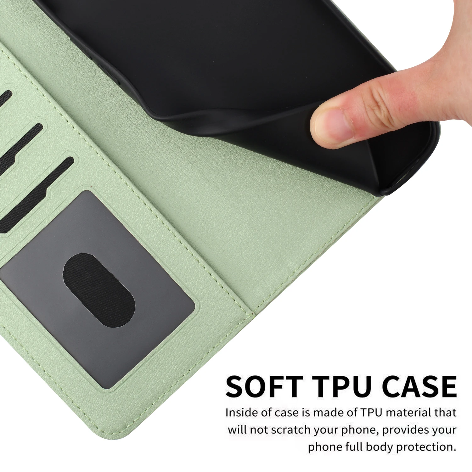Leder Katze Telefon Brieftasche Fall Buch Für Samsung Galaxy S25 S24 Ultra S23 S22 Plus S21 S20 FE A16 A26 A36 A56 Karte Nette Flip-Cover – Detail 14