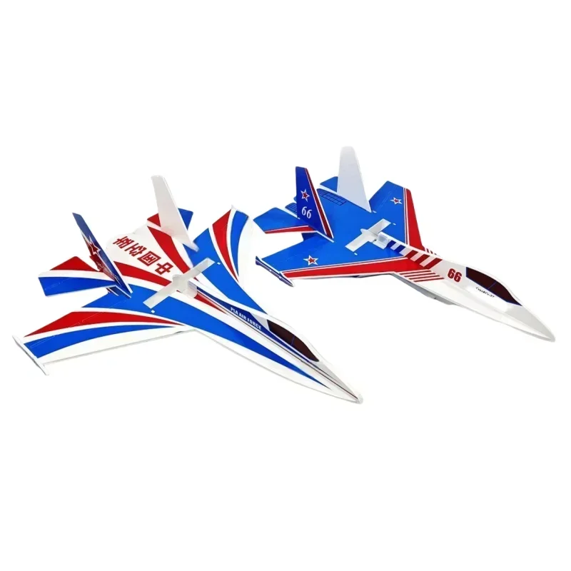 Su27mini Rc Beginner Training Plane 56cm Small Model Airplane KIT Remote Control Fixed Wing Crash Resistant Magic Board Glider