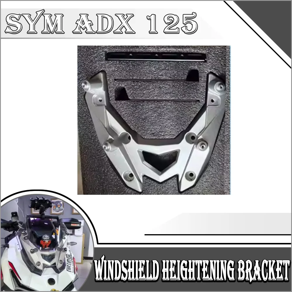 

Motorcycle Aluminum Alloy Integrated Windshield Forward Elevated Stand GPS Navigation Stand Cross Bar For SYM ADX 125 125ADX