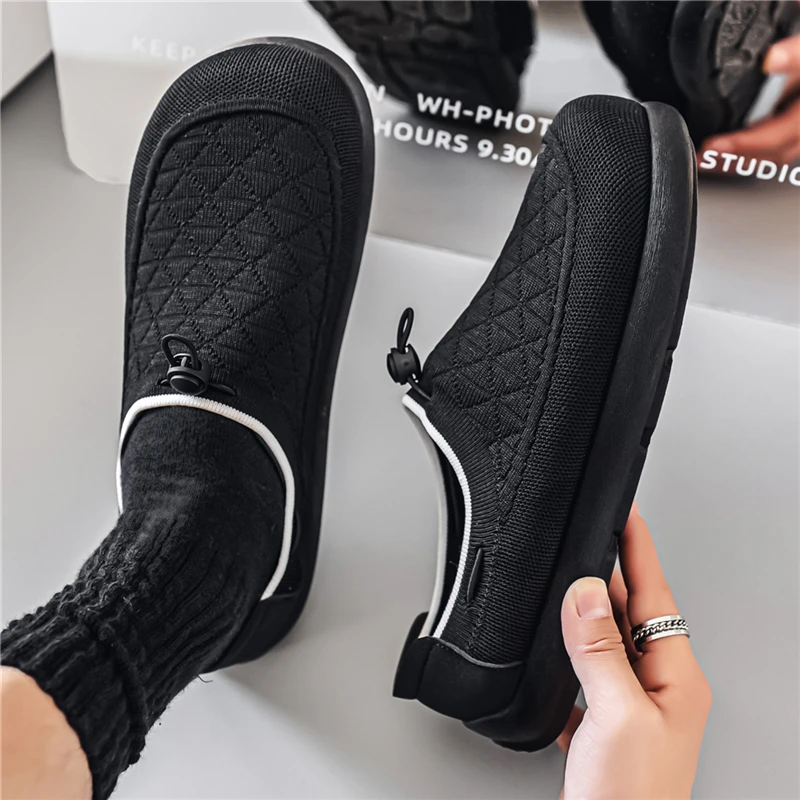 

2026 Spring and Summer New Casual Breathable Trendy Versatile Low Help Niche Retro Bean Lazy One Step Casual