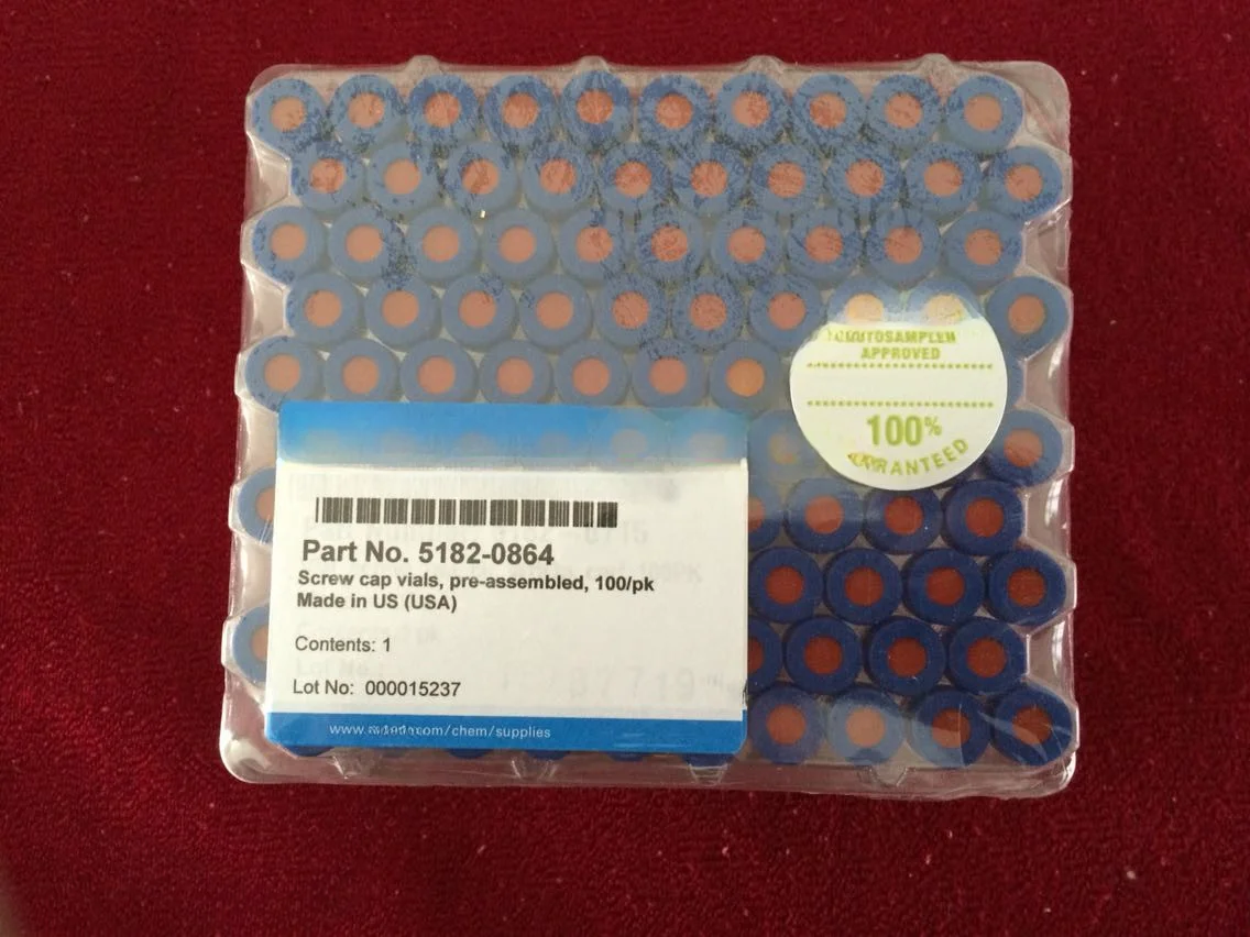 

Agilent Sample Bottle Thread Wide Mouth Transparent Tape Writing 5182-0864 100 Pcs / Pack Set Promotion