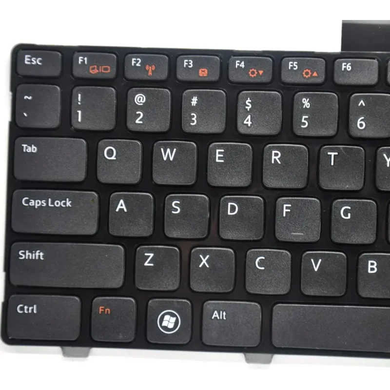 Replacement Keyboard Non-Backlit Compatible for Dell INSPIRON 14R N4110 M4110 N4050 M4040 M5040 M5050 Series Black US Layout