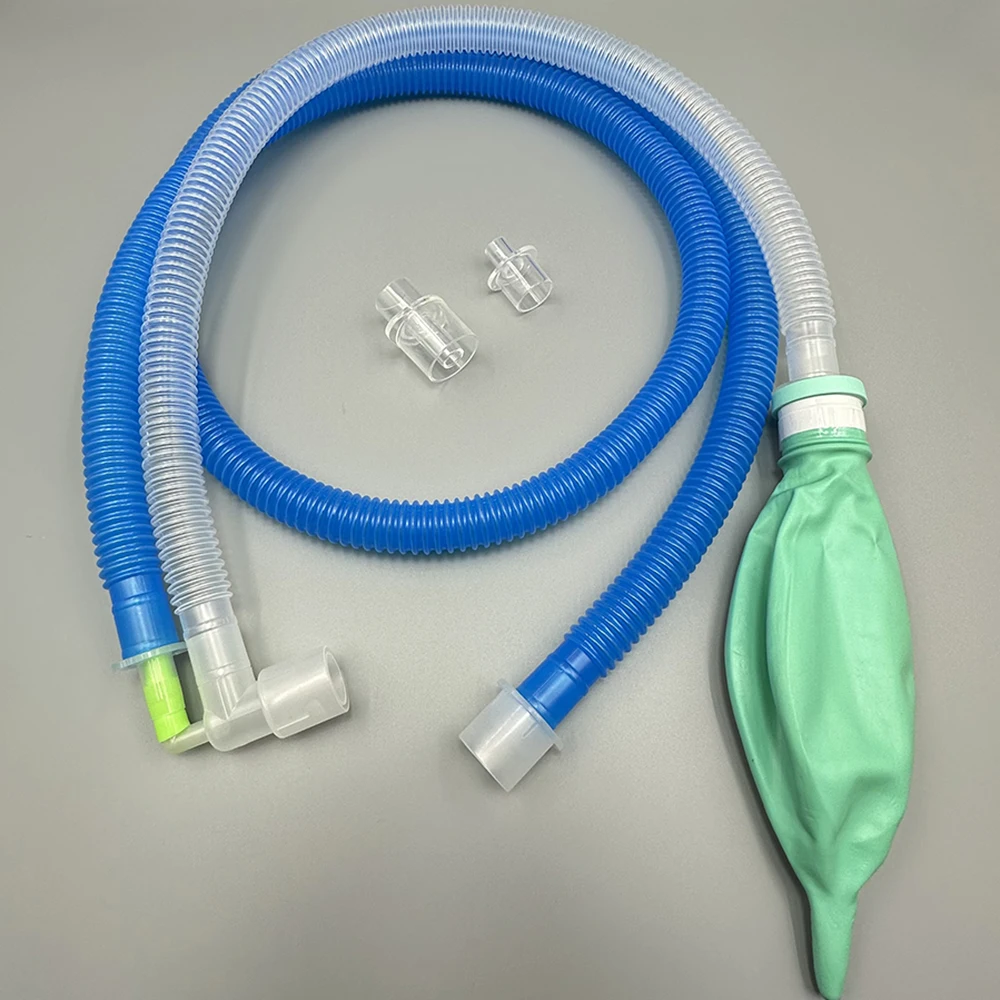 Pet Anesthesia Breathing Tube Anesthesia Airbag Non Compound Respiratory Circuit Tube Detachable Replacement Anesthesia Airbag