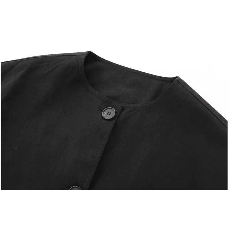 여성용 부드러운 가을 O넥 포켓 롱 슬리브 숏 재킷, 긴 소매 캐주얼 여성 코트, 여성용 시크 탑