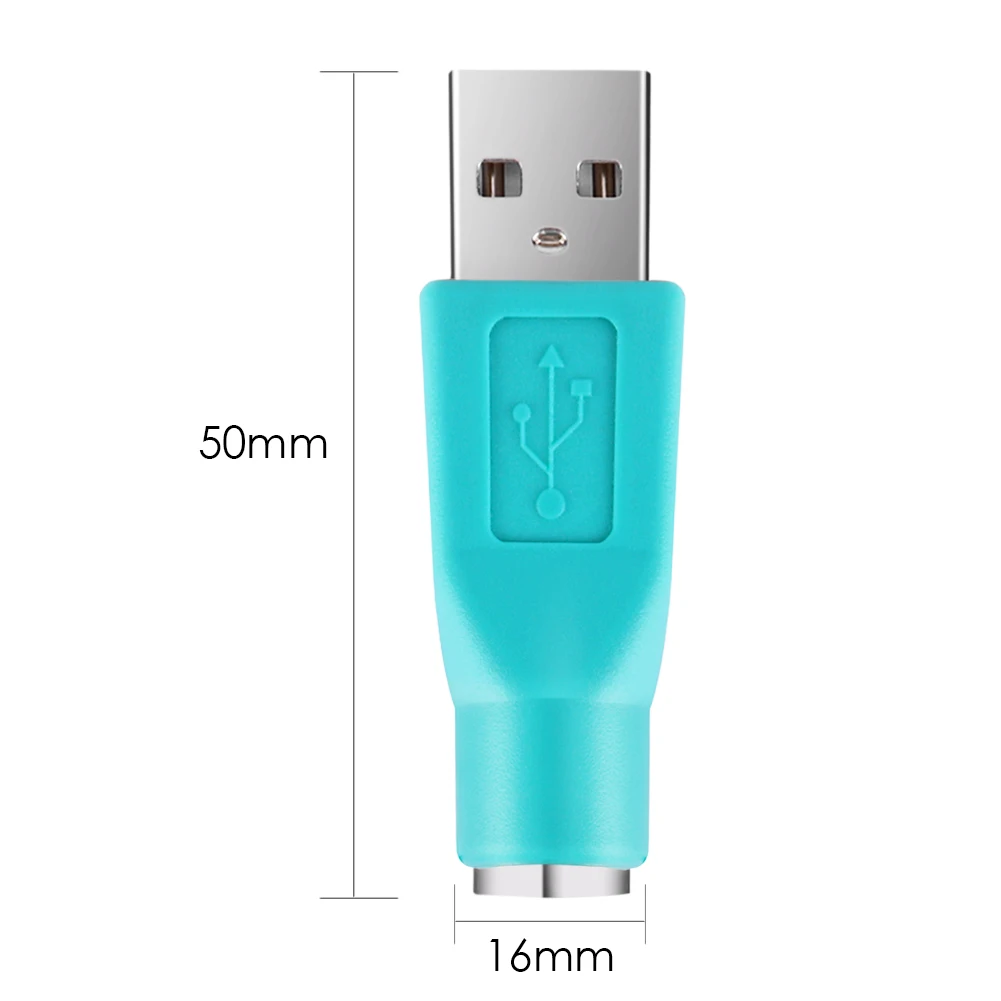 1/10PCS PS2 PS/2 Female to USB Male Adapter Converter Adapter Connector for PC Laptop Keyboard Mouse