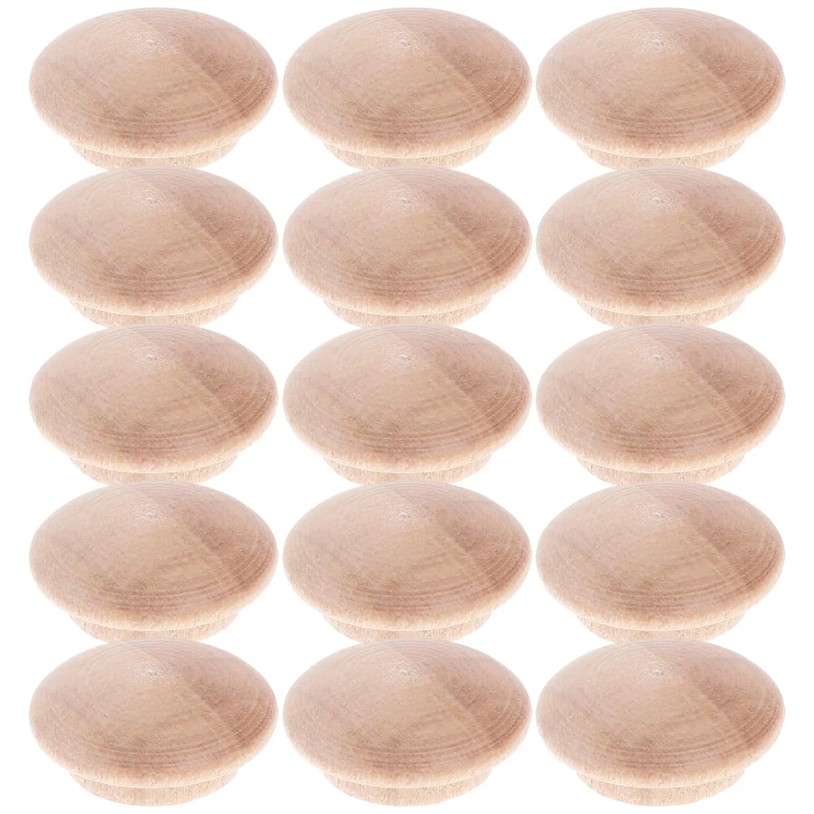 

25 PCS Stair Cover Decoration Plug Wood Furniture Button Top Accessories Bamboo