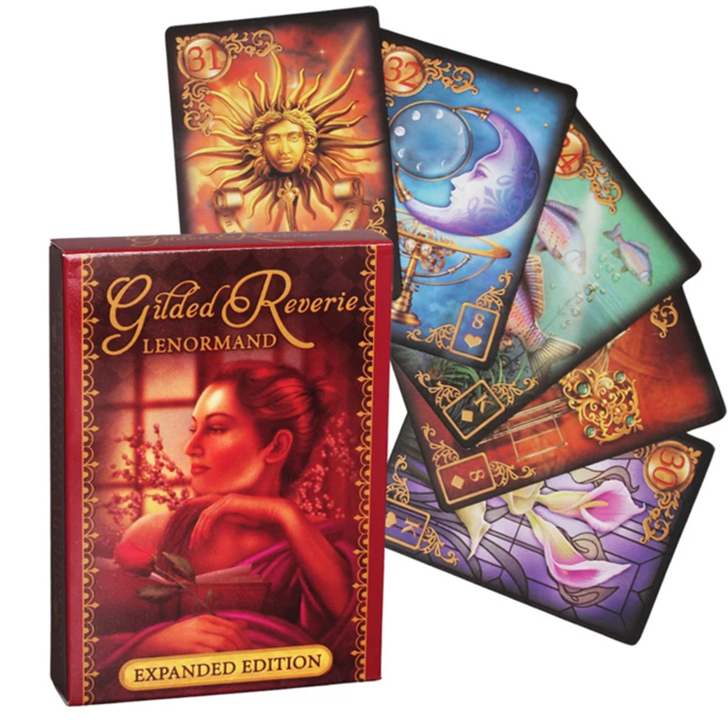 Reverie Lenormand Tarot Deck Cards Fate Divination Tarot Card Board Game With Online Guidebook For Adult Children Party Game