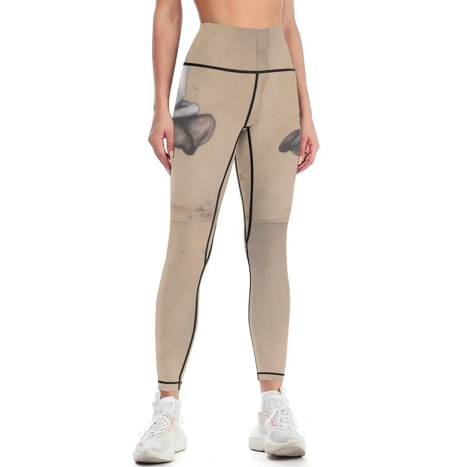 

Brian Froud Inspired Fairy on Mushroom Leggings flared for physical push up fitness Women's sportswear Womens Leggings