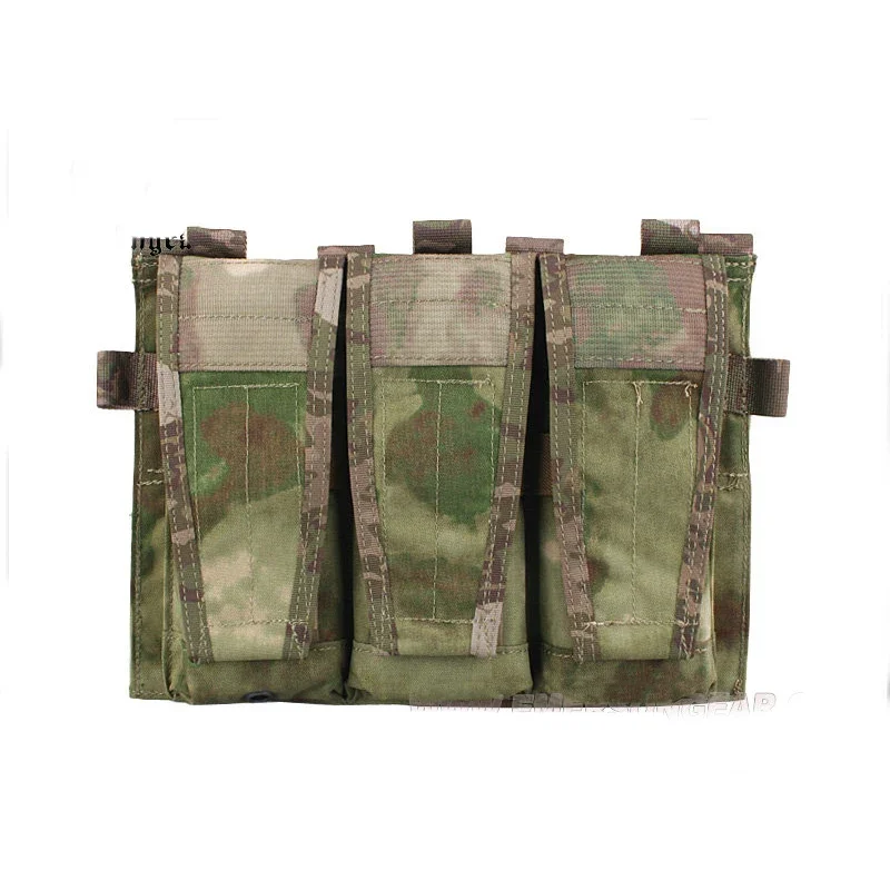 Imagem -02 - Emersongear-avs Destacável Flap Bolsa Frontal Mag Pouch Colete Tático Revista Triplo Bolso Transportadora Placa Acessórios m4 556