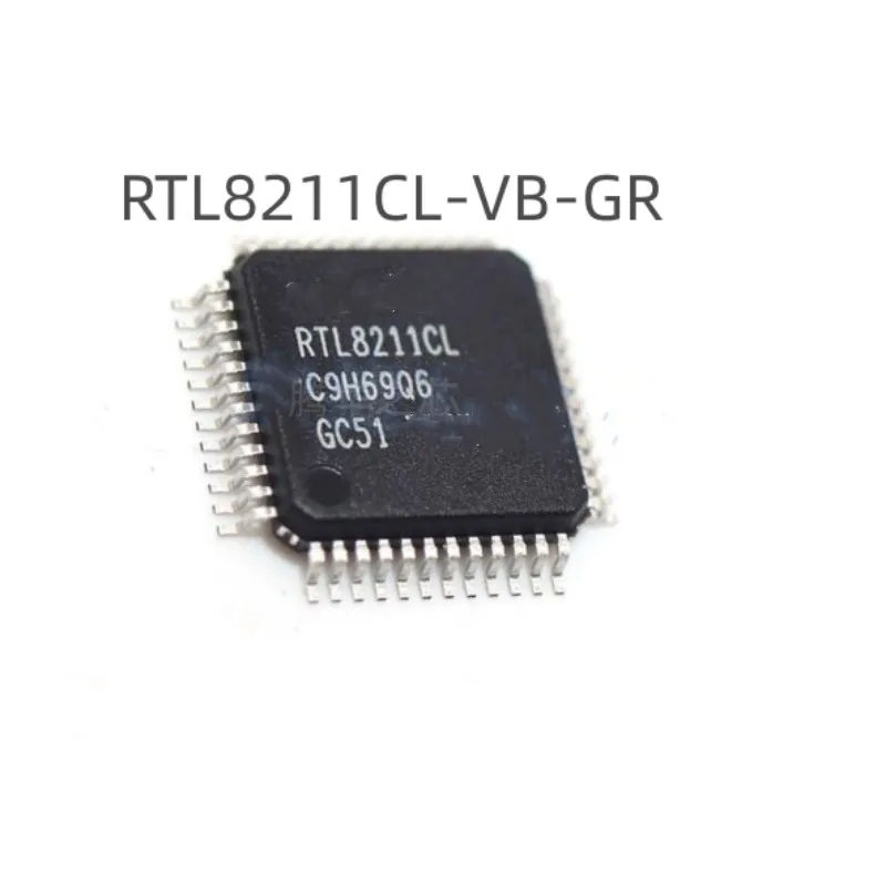 

5PCS new RTL8211Cl-VB-GR package QFP48 Ethernet Controller IC chip RTL8211CL