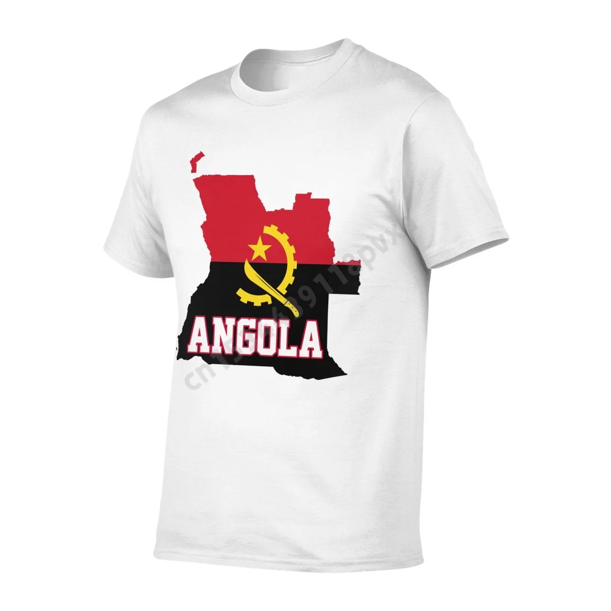 Angola Flag Angolan Country Map IT'S IN MY DNA Men Women T-shirt Boys Tees T Shirt Hip Hop Tshirts XS-5XL 100% Cotton