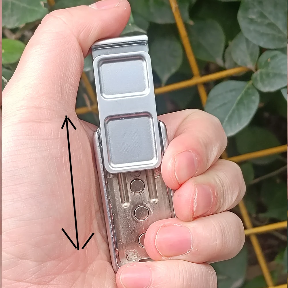 Push Card Magnetic Slider EDC Fidget Slider โลหะ ADHD ของเล่นป้องกันความเครียดความเครียดและความวิตกกังวลบรรเทา Fidget ของเล่นโต๊ะของเล่นของขวัญ