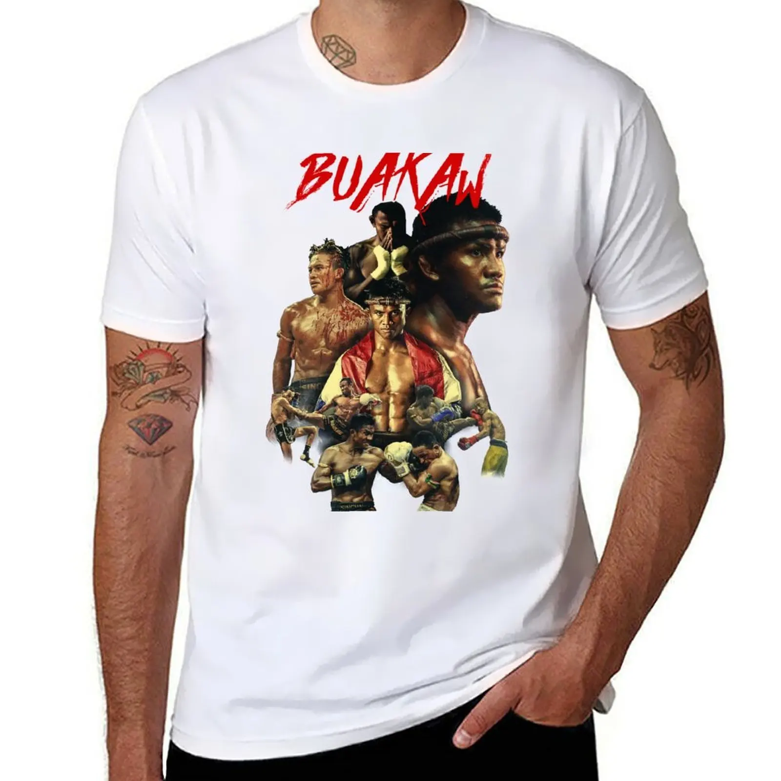 

Buakaw Muay Thai Legend Tribute - Original T-Shirt printed t shirts for man man t shirts cotton T-Shirt