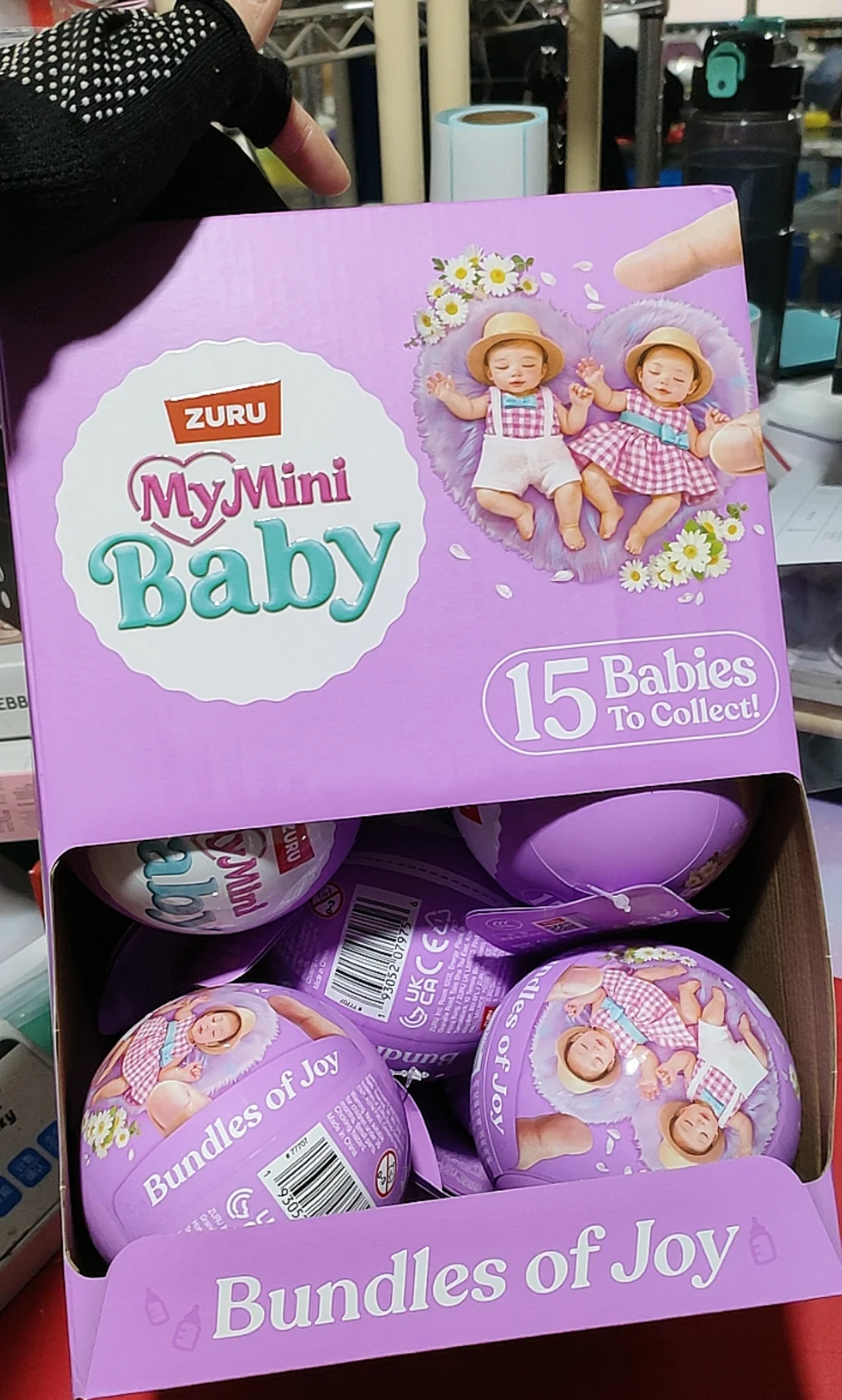 Genuine Zuru My Mini Baby Toy 5 Surpris Ball Ver1 Action Figures My Mini Baby Ver.2 Miniverse Anime Fiugres Decor Birthday Gift