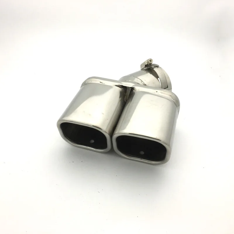 Car Cover Muffler Exterior End Pipe Outlet 304 Stainless Steel Exhaust Tip Tail For Nissan Qashqai J10 2009-2015 Accessories