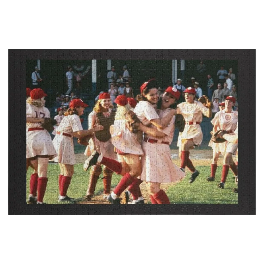 

A league of their own Jigsaw Puzzle Customizable Child Gift Personalized Toys Wooden Name Custom Personalized Wood Adults Puzzle