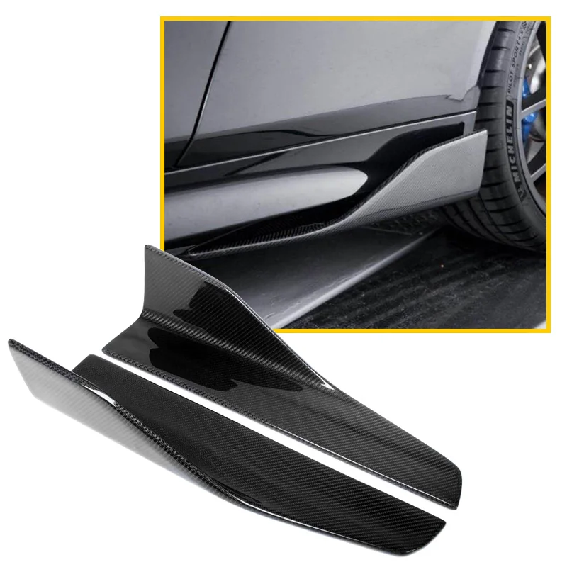 

STLFHigh Quality Universal Carbon Fiber Side Skirt for BMWssfor Benz for AudisCarbon F Style Side Skirts
