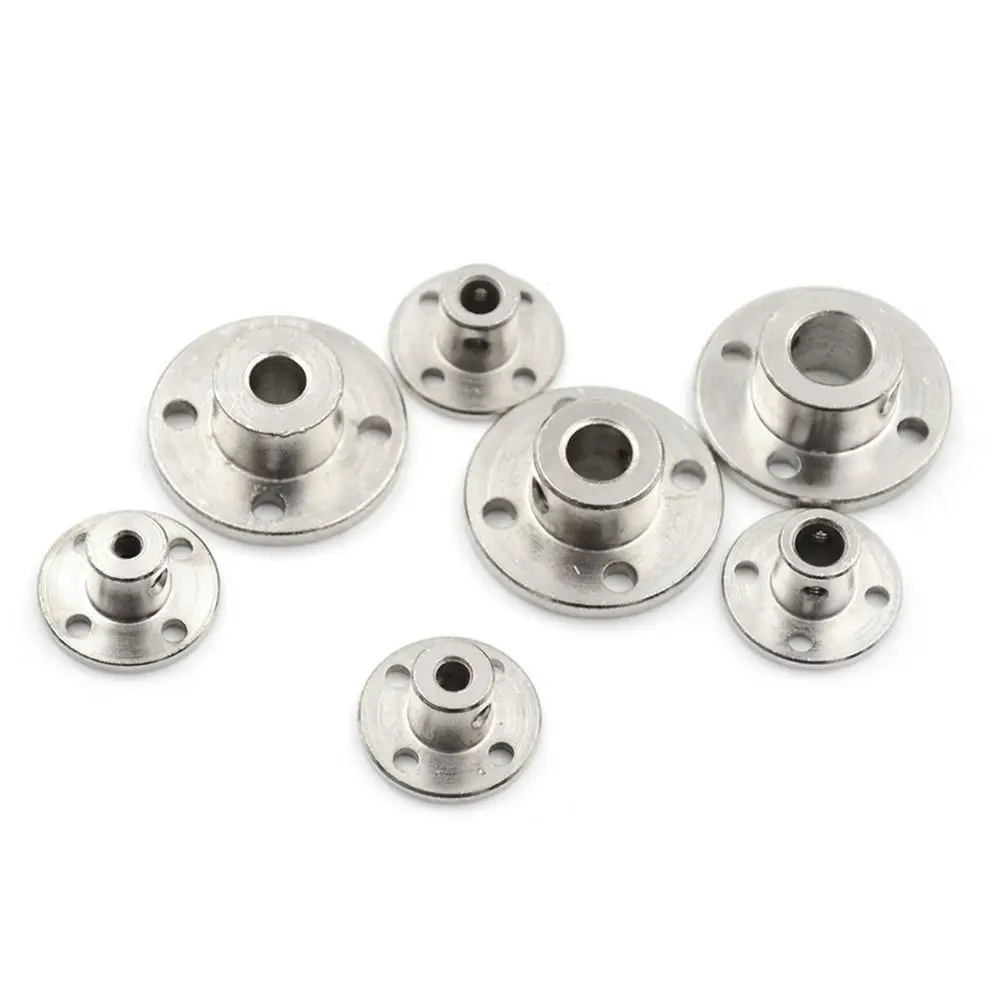 3/4/5/6/7/8/10mm Motor Connector Set Coupler R11 Rigid Flange Coupling Iron Motor Guide Shaft DIY Metal Coupling