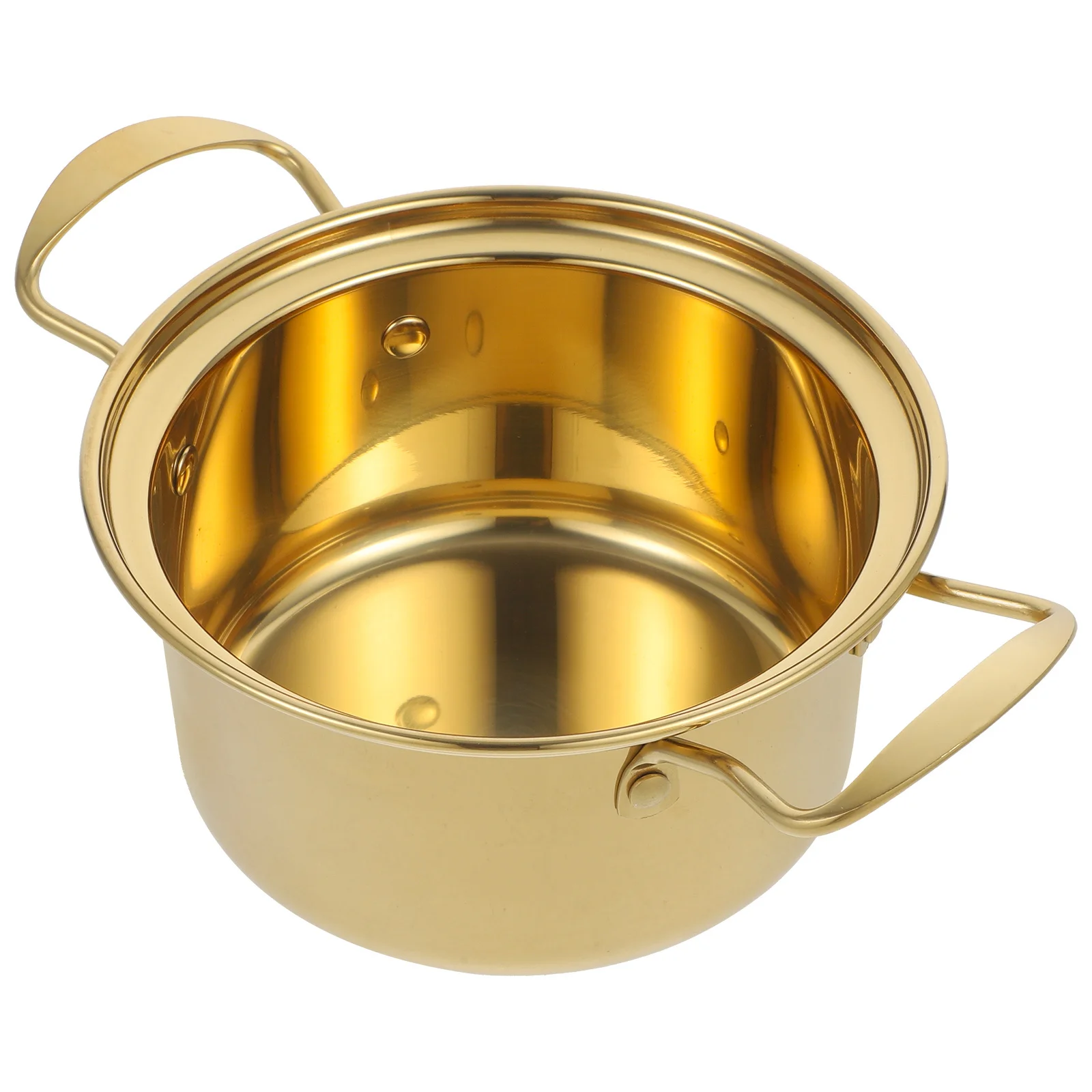 

1pc Single Person Stainless Steel Cooking Pots Soup Pot For Kitchen Cooking Noodle Ramen Stew Stockpot Small Shabu Pot