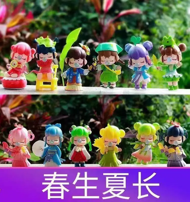 Toys Model Cute Anime Figure Gift Surprise Toys for Girls Original  Twenty-four Solar Terms Series Blind Box