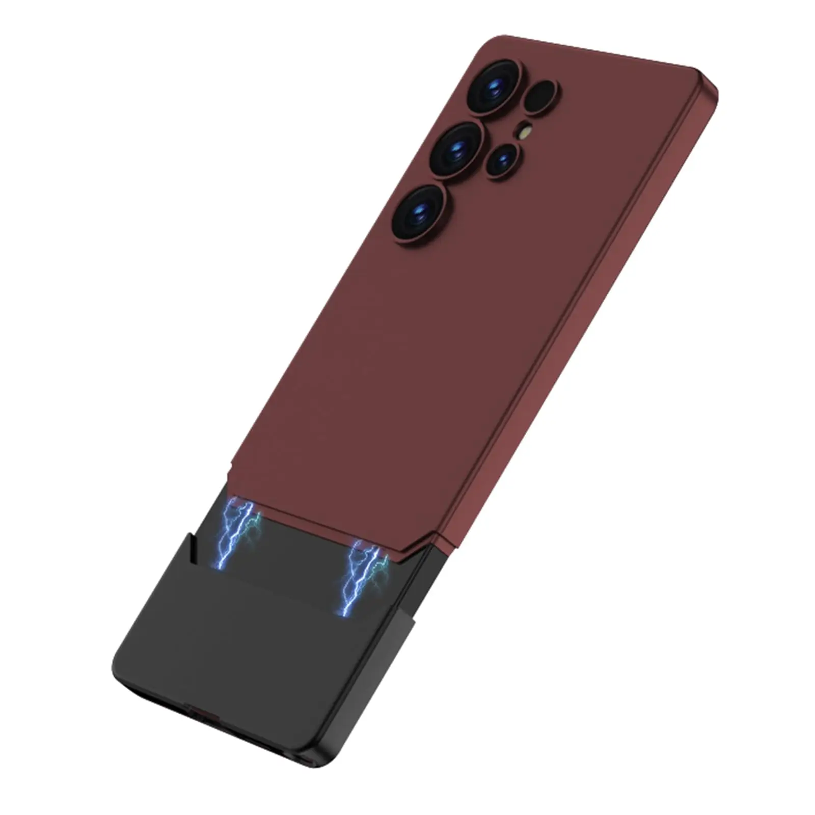 

Slim Stylish Splicing Colors Phone Case for Samsung Galaxy S25 Ultra - Anti-Scratch, Shockproof Frosted Back with Camera Lens