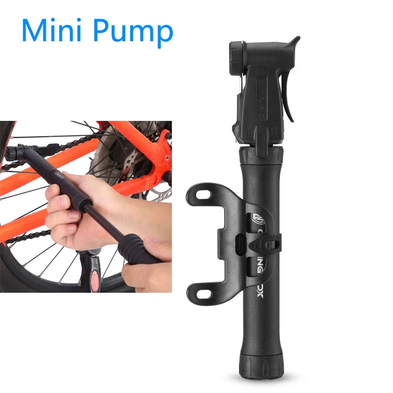 100Psi Mini Bike Pump Aluminum Alloy Bicycle Hand Air Pump Tire Inflator Schrader Presta Valve MTB Road Cycling Pump