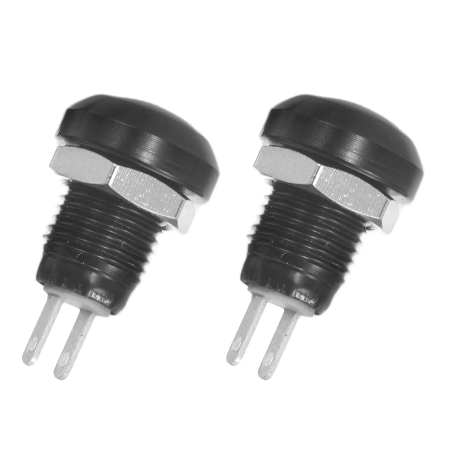 

2Pcs Car Momentary Push Button Switch Round Mini Alloy Body Quick Response Panel Mount Replacement Car Dash Spst Contact Switch