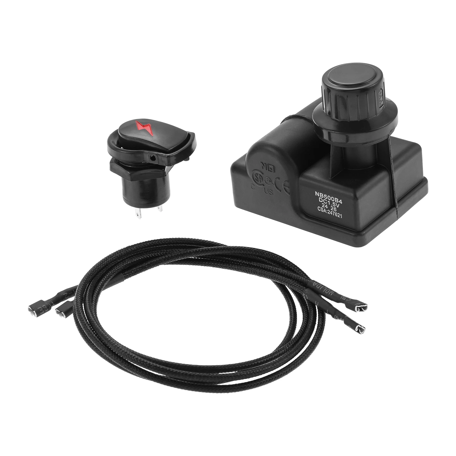 1 conjunto de 4 saídas interruptor remoto kit de ignição eletrônica para modelos char-broil incluem módulo de ignição ignitor grill botão de ignição