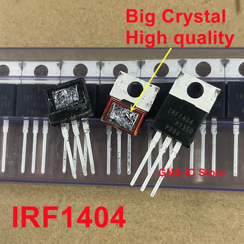 Lote de 10 a 100 Piezas, 100% Original, Nuevo, IRF1404 IRF1404PBF MOS N Channel MOSFET 162A 40V IRF1404N IRF1404Z F1404 TO-220 50 Piezas