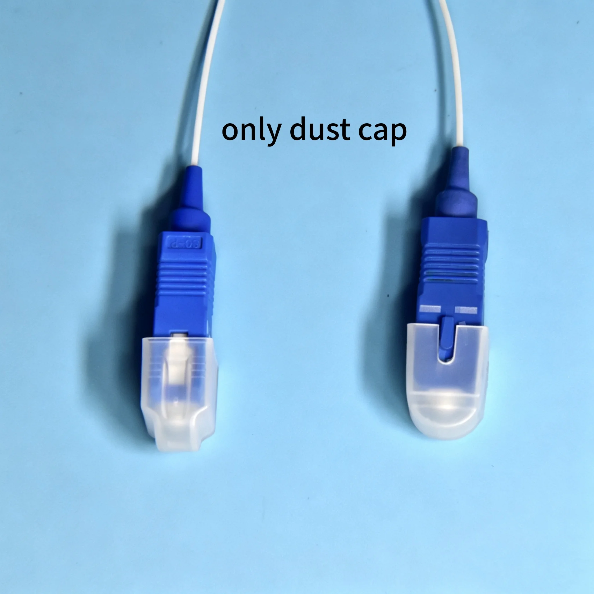 SC fiber dust cap 1000pcs 2.5mm Full-Cover High-Temperature Resistant  Optical Fiber Dust cover Connector PLUG