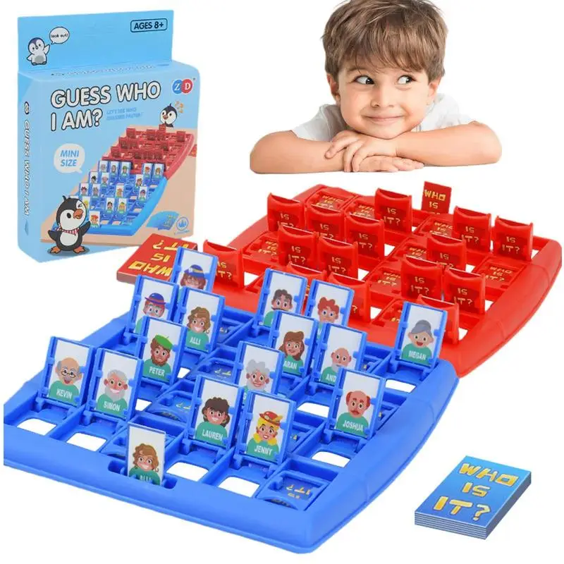 Who I Am Board Game Memory Training Parent Child Interaction Party Guessing Puzzle Board Logical Reasoning Game Kids Toys Gifts