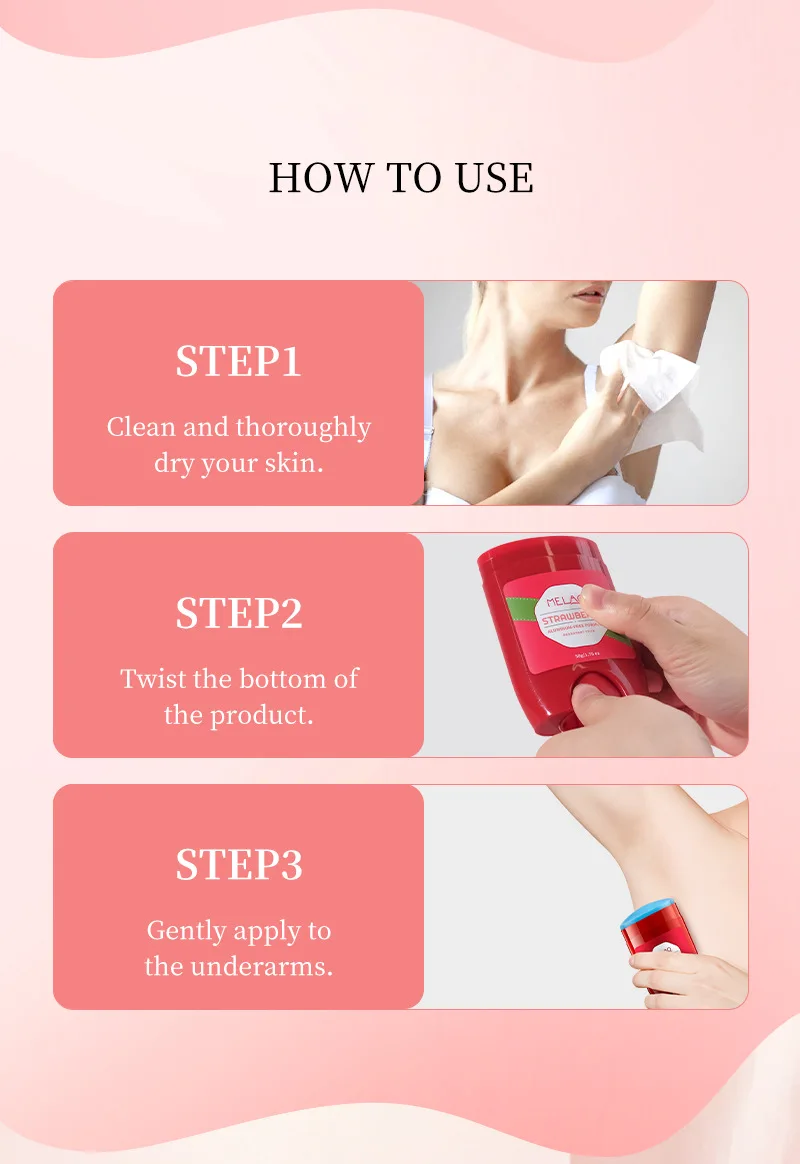 عصا مزيل العرق للسيدات تدوم طويلاً - تقلل من رائحة تحت الإبط بلطفًا ويحافظ على النعش طوال اليوم