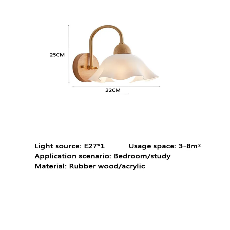 Настенный светильник в скандинавском стиле, современное простое декоративное освещение для гостиной, спальни, прикроватная атмосфера, фоновая лампа