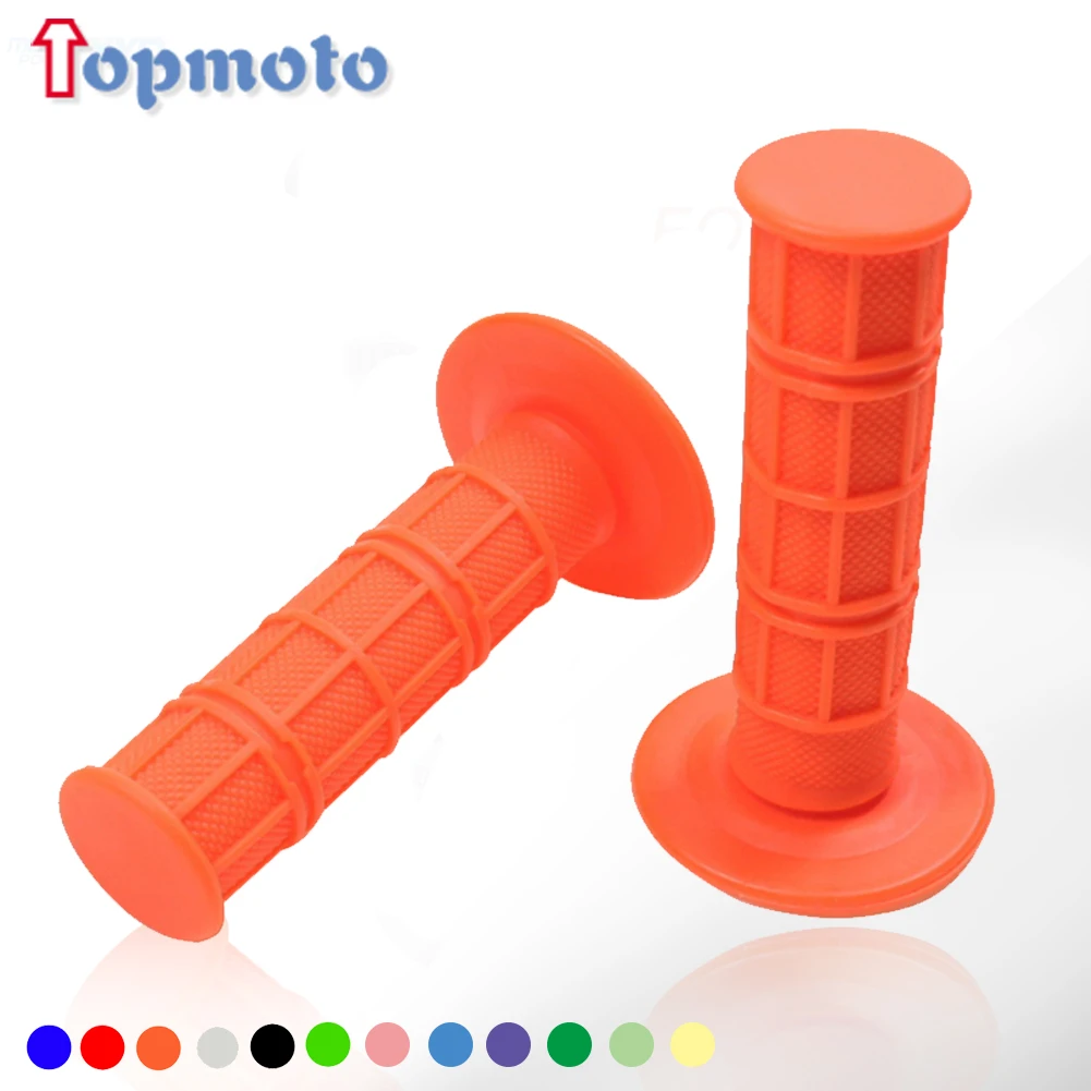22mm 24mm Motorräder Grip Dirt Bike Griffe 7/8 "Gummi Biker Roller Griff Grip Für Lenker Mx Kissen top Gas 22mm Bar