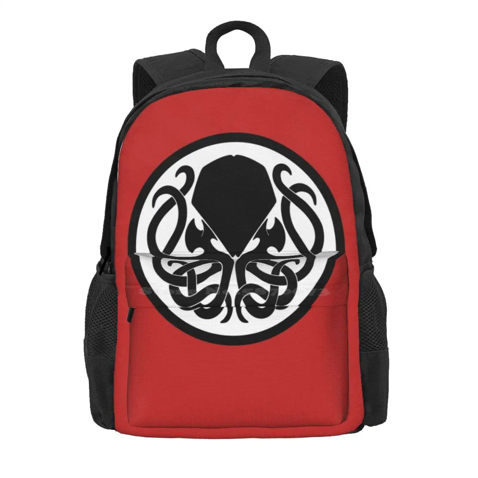 Cthulhu Hot Sale Schoolbag Backpack Fashion Bags Sigil Of The Gateway Necronomicon Lovecraft Chtulhu Cthulhu Satanism Satanic