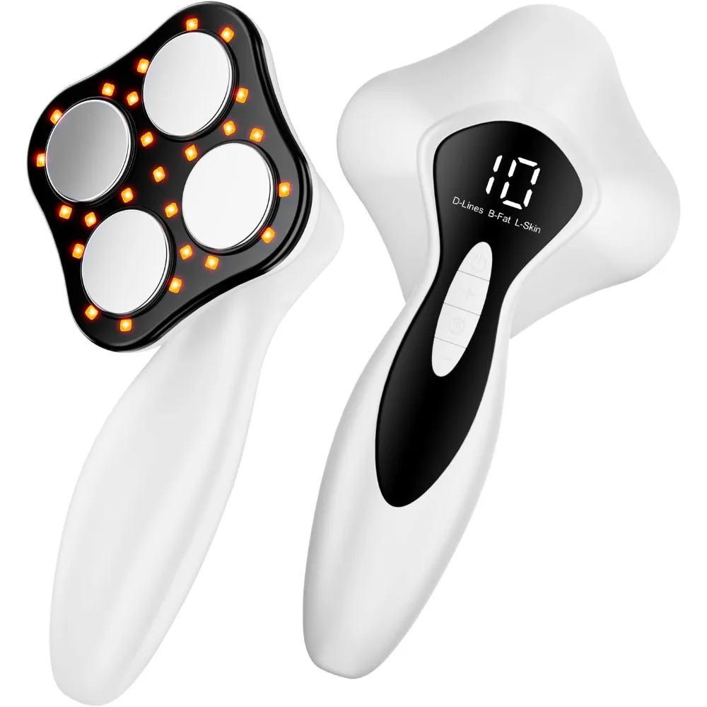 

Depsoul Cellulite Massager Cordless Body Massage Tool - 3 Modes 10 Levels with Heating Function Electric Massager for Belly, Arm