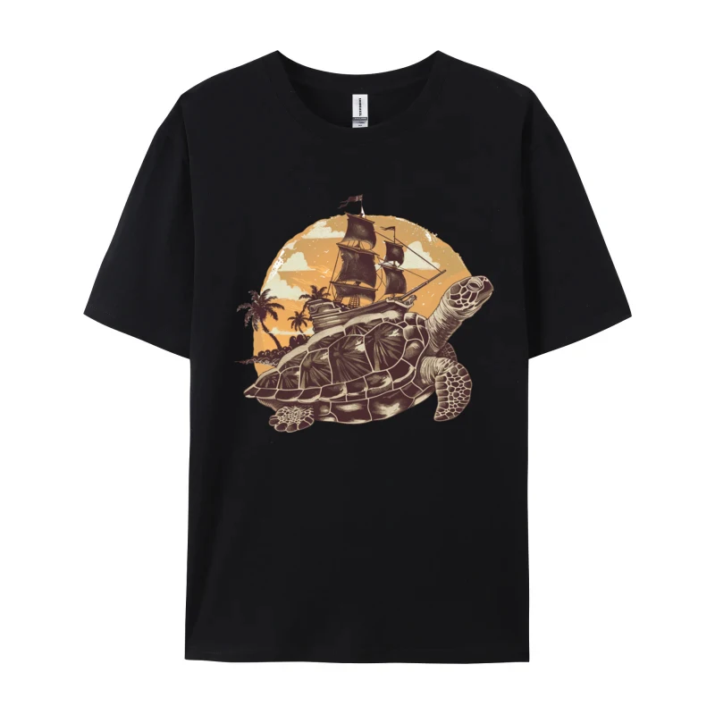 

Catana On Turtle Vintage Men's Tshirts Combed Cotton Men Tshirts Fitness Tight Prevailing Graphic T Shirts Men Oversized