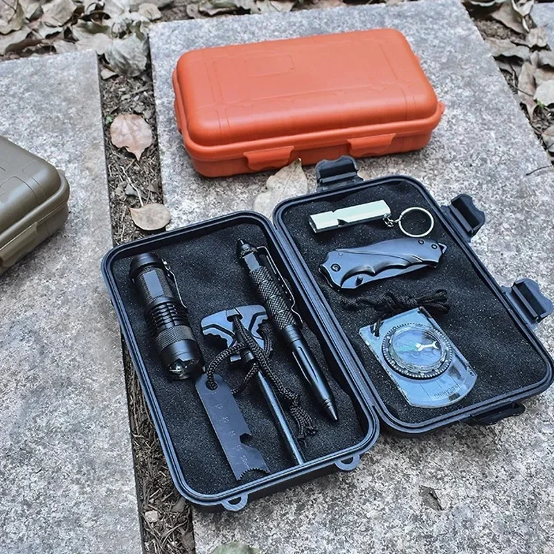 Caja de supervivencia impermeable estanco – Contenedor plástico outdoor táctico - imagen 3