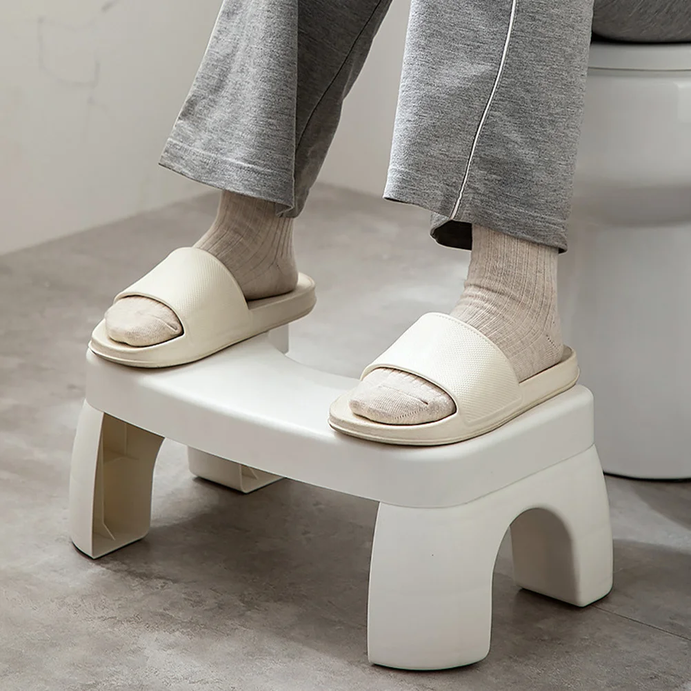 

Thickened Toilet Plastic Nonslip Durable Adult Foot Toilet Stepping Stool Bathroom Home Footstep Stool