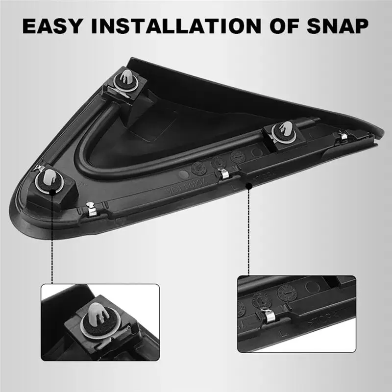 【 Store!!】 Car Side Mirror Corner Triangle Cover Pillar Trim For Honda CR-V CRV 2012 -2016 75495-T0A-003 75490-T0A-003