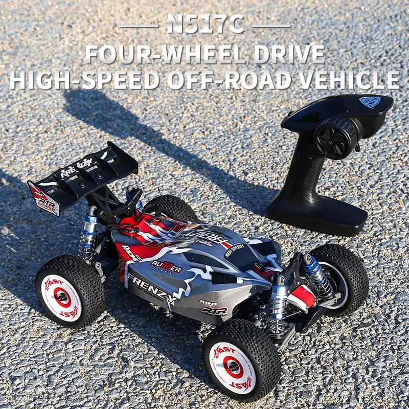 Camioneta RC 4x4 sin Escobillas 1:12 para Adultos, Auto de Control Remoto Todoterreno Rápido con Batería Recargable 3S de Alta Velocidad para Mayores de 14 Años