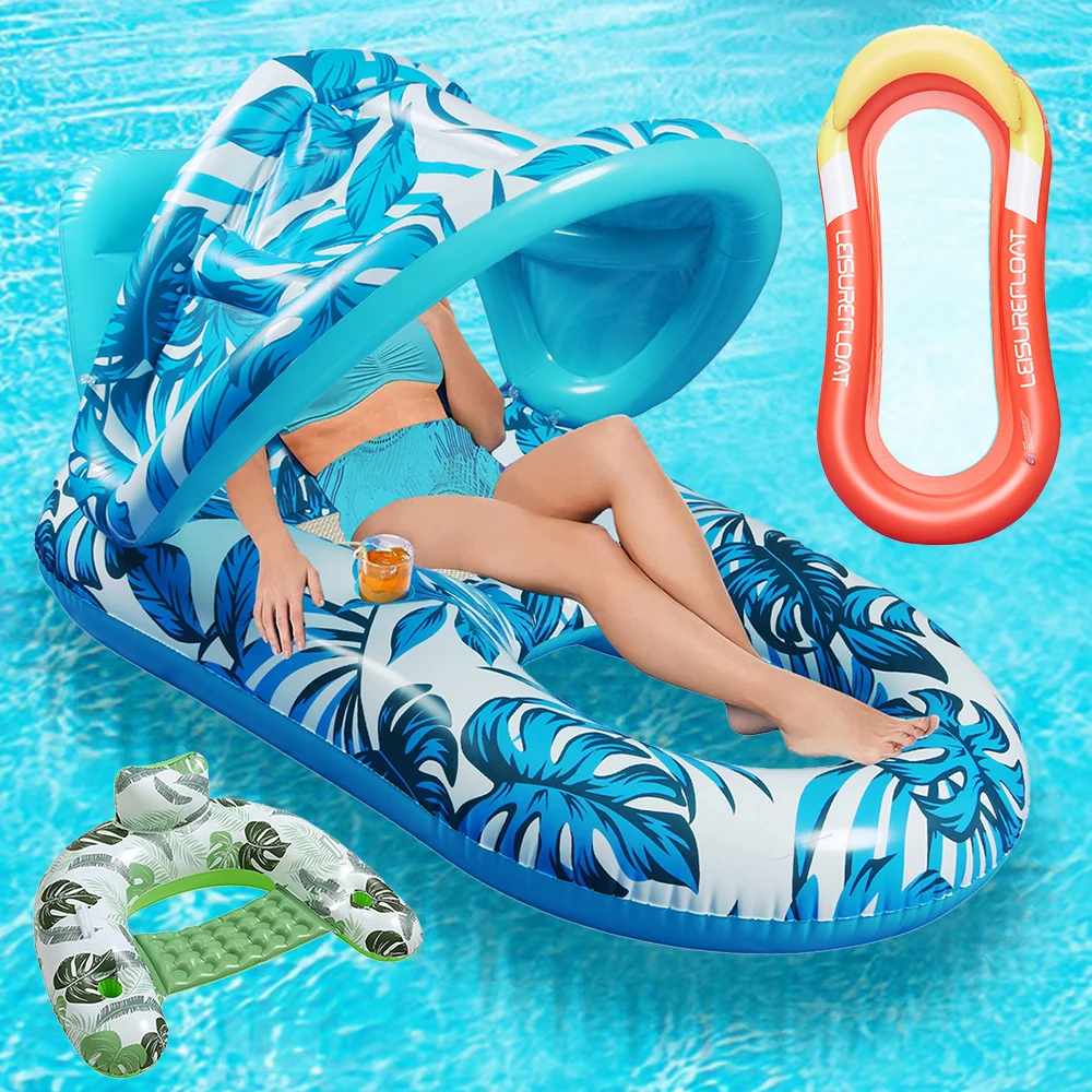 

Swiming Inflatable Water Hammock Water Sports Pool Hammock Chair Summer Party Beach Water Float Bed Leisure Pool Lounge Chairs
