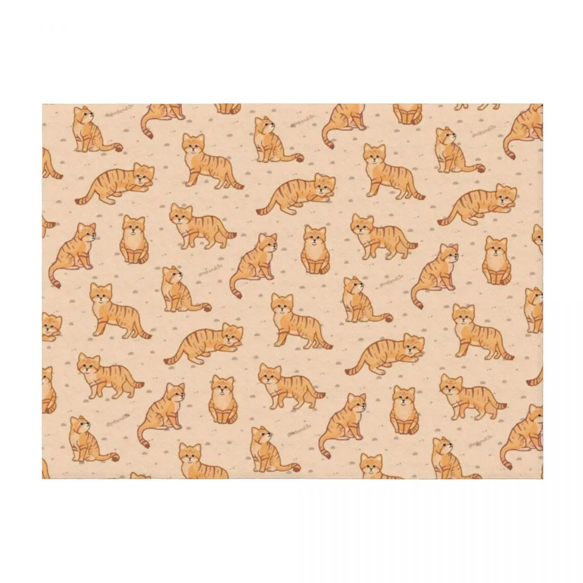 

Sand Cats Throw Blanket Loose Luxury Thicken Soft Big Thermals For Travel Blankets