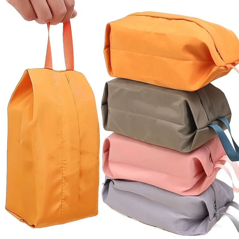 Portable Travel Cosmetic Organizer Bag Folding Zipper Wash Bag Socks Underwear Storage Pouch for Travel Suitcase Finishing Bag