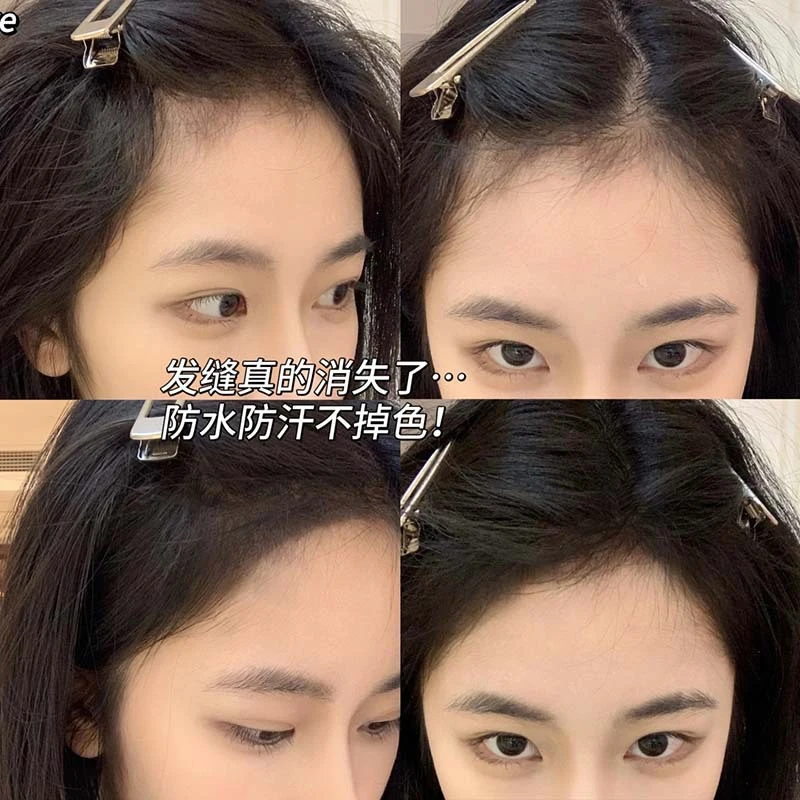 Matita per sopracciglia con tintura 3D Matita per sopracciglia anti-sbavature Impermeabile a lunga durata Sopracciglia marrone nero Pennello grande Crema per potenziare le sopracciglia naturali selvagge