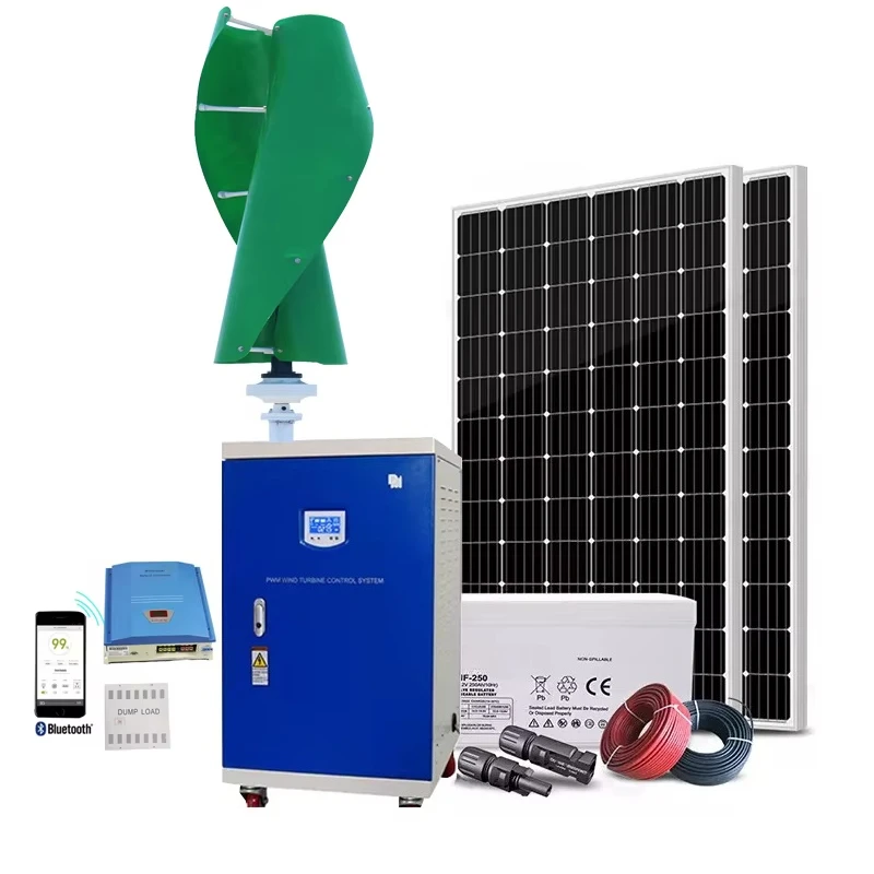 Elege Customized 2kw 5kw 10kw 20kw Home Wind and Solar Hybrid System Wind Power off on Grid Power Energy Generator System